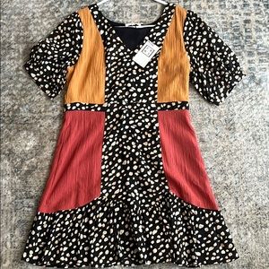 THML animal printed dress